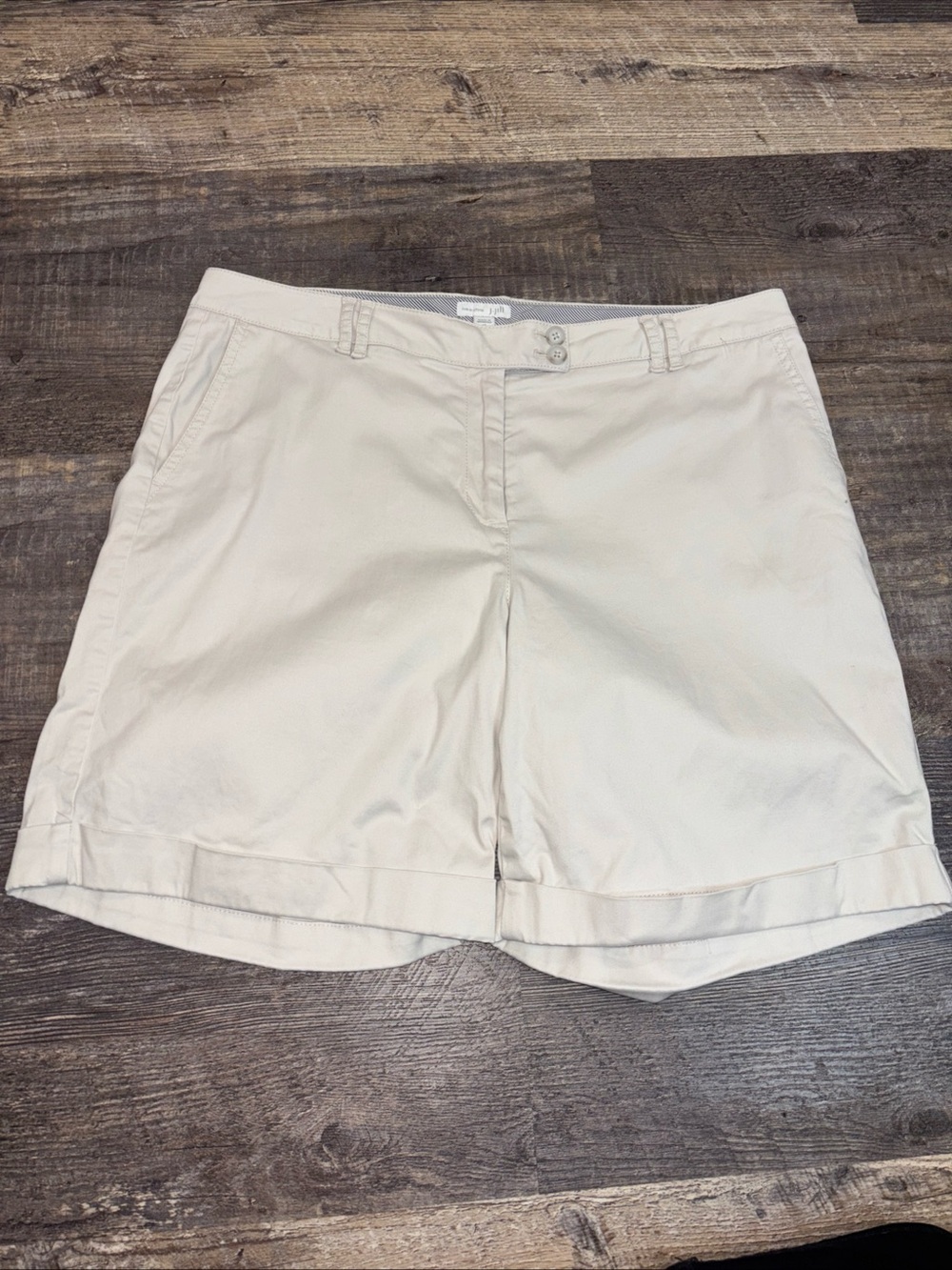 J. Jill Live In Chino Shorts Size 14